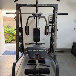 Marcy Pro Iron Grip Strength Smith Machine w/ 265lb Olympic free weights