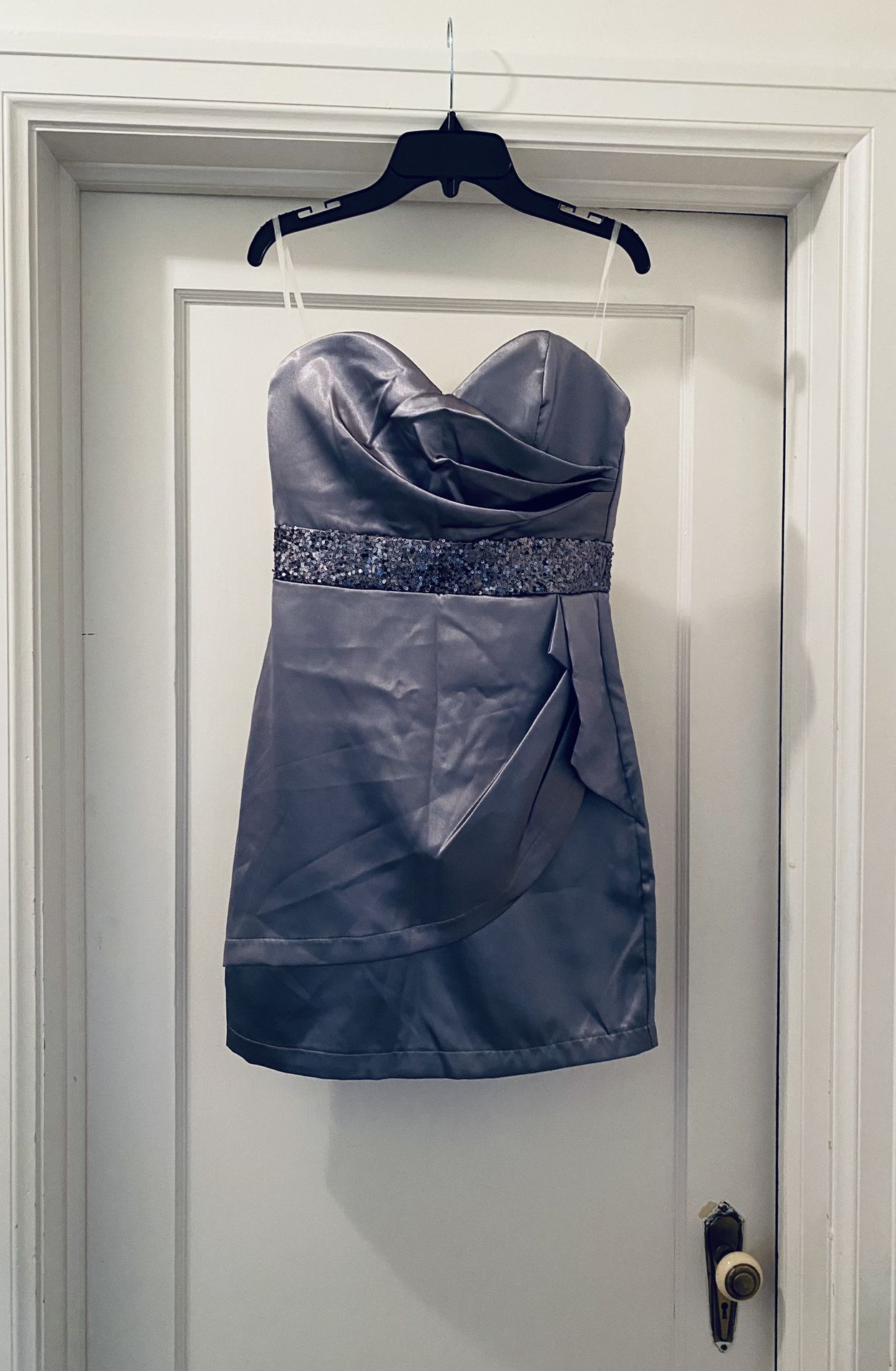 Satin And Sequin Dress Size 5