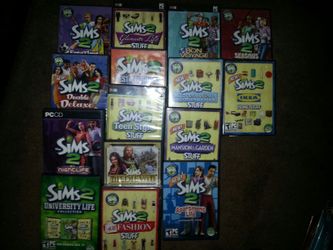 Sims 2 pc/cd 15 games