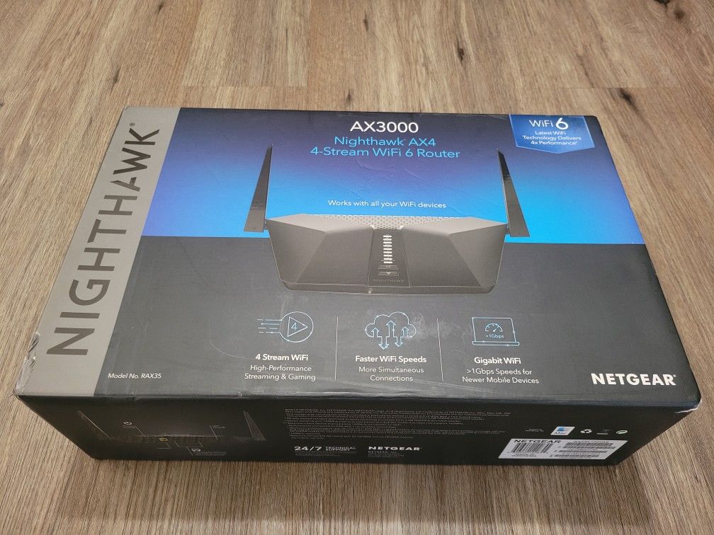 Nighthawk AX3000 WiFi6 Router