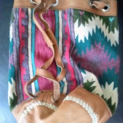 Rey Wear Handmade Aztec/Southwest Style Drawstring Bag