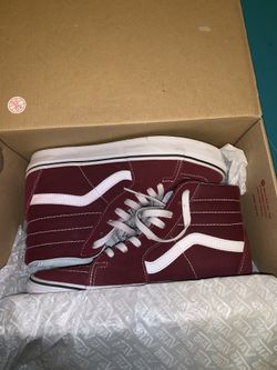 Burgundy vans