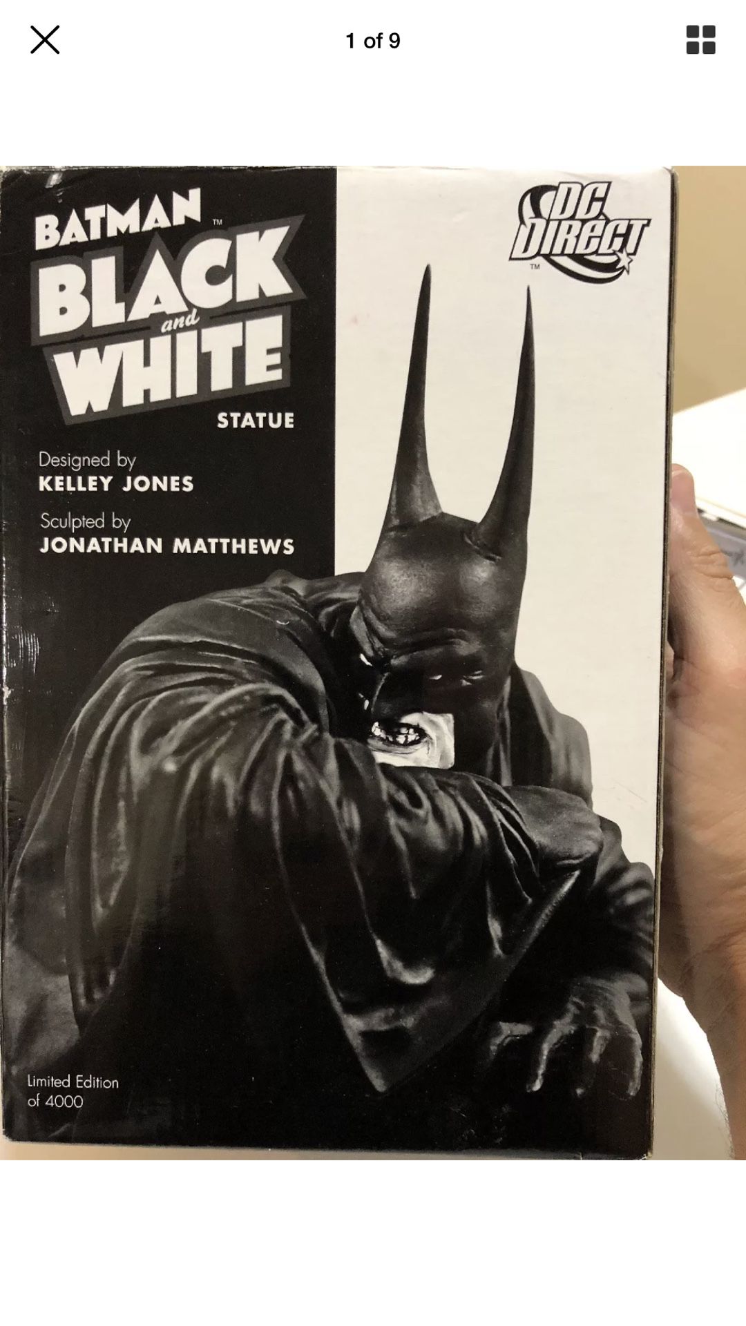 Batman Black & White Edition Sculpture