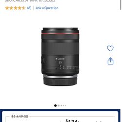 Canon RF 35mm f/1.4 L VCM Lens