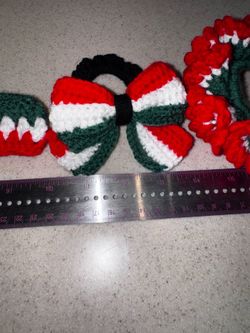 Crochet Hair scrunchie