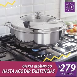 Cacerola Honda 14 Qt Vida Sana De Princess House 