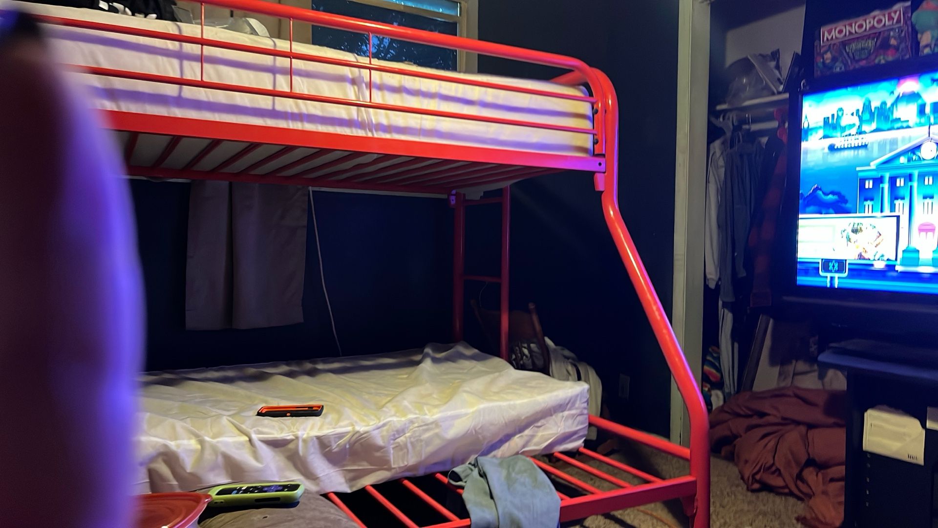 Bunk Bed Without Mattress Missing A Few Screws