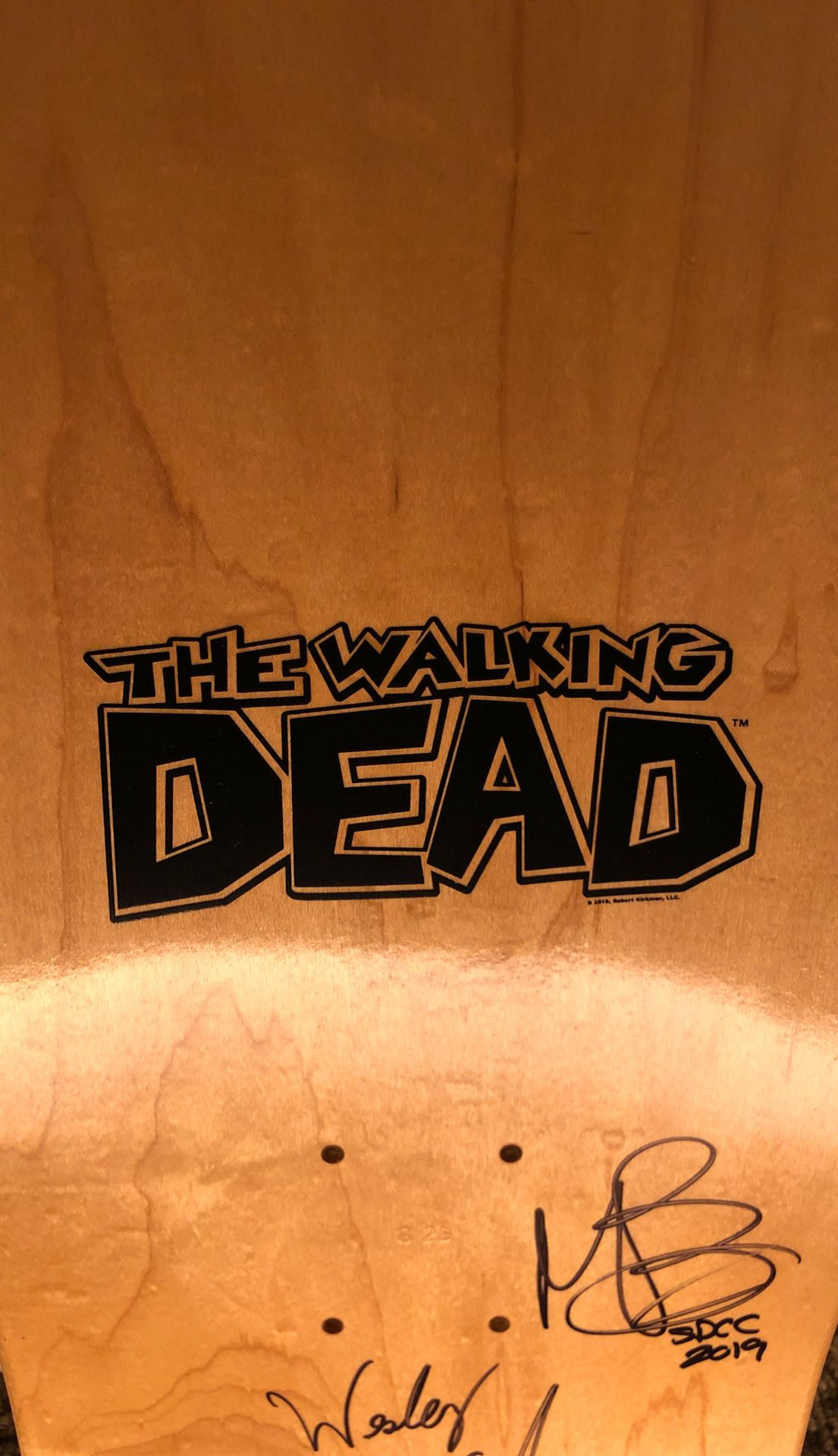 SKATE DECK - San Diego Comic Con, The Walking Dead