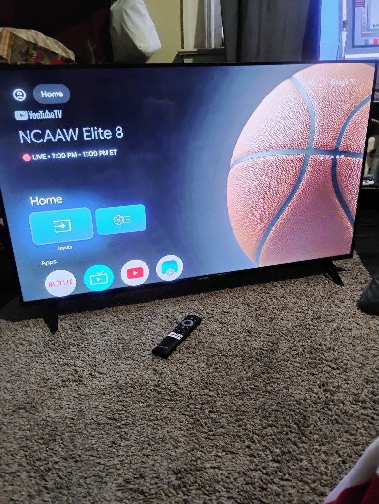 43-in Google TV With Remote