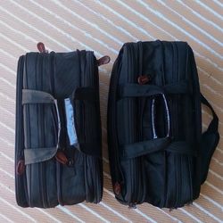 2 Set Combo Computer Bags Fits 17.3 " Laptops Or Camera Equipment 