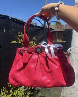 Pink Coach Bag