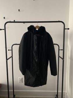 lined winter jacket w/hood