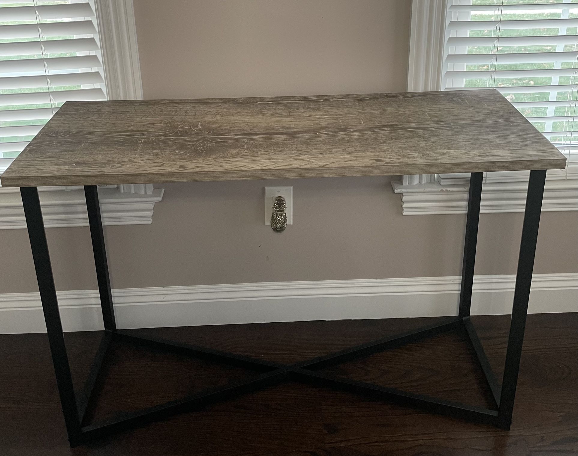 Console Table Grayish 59”Hx15.5”Lx29.5”H