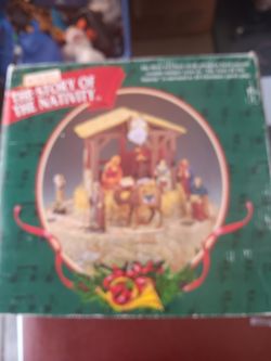 Mr Christmas Animated Music NATIVITY Display 