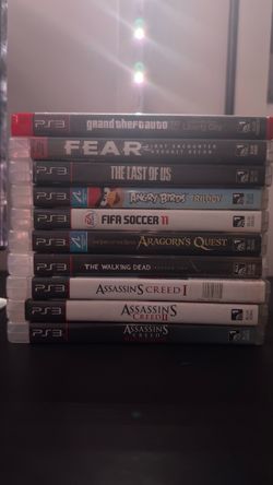 PS3 Game Bundle – GTA IV Complete Edition & F.E.A.R + 8 Other Titles!