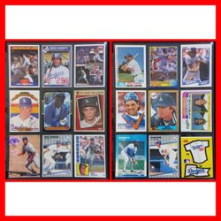 Dodgers Legends Baseball Cards Lot