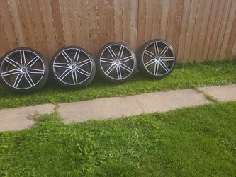 22" rims tires