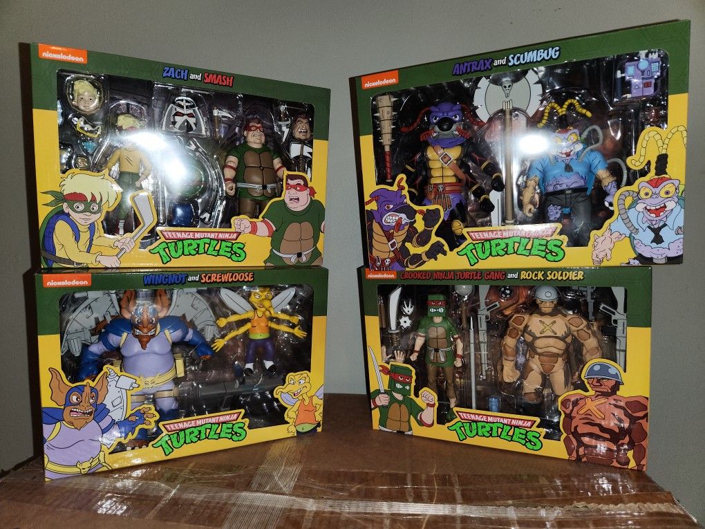Teenage Mutant Ninja Turtles Figures Frome Neca.
