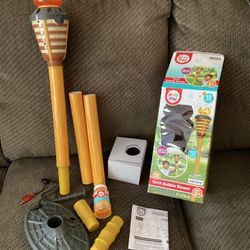 Brand New Play Day Torch Bubble Blower