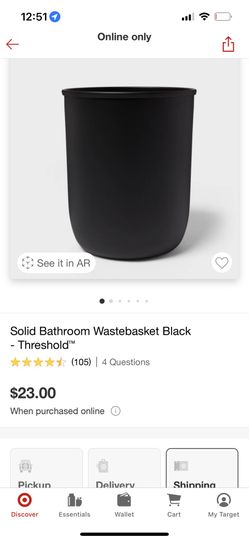 Threshold Metal Waste Bins Set Of 2 