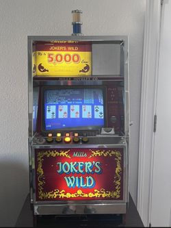 Need Gone Today! Mills Jokers Wild Video Poker Machine Almost Brand New! Open To Offers