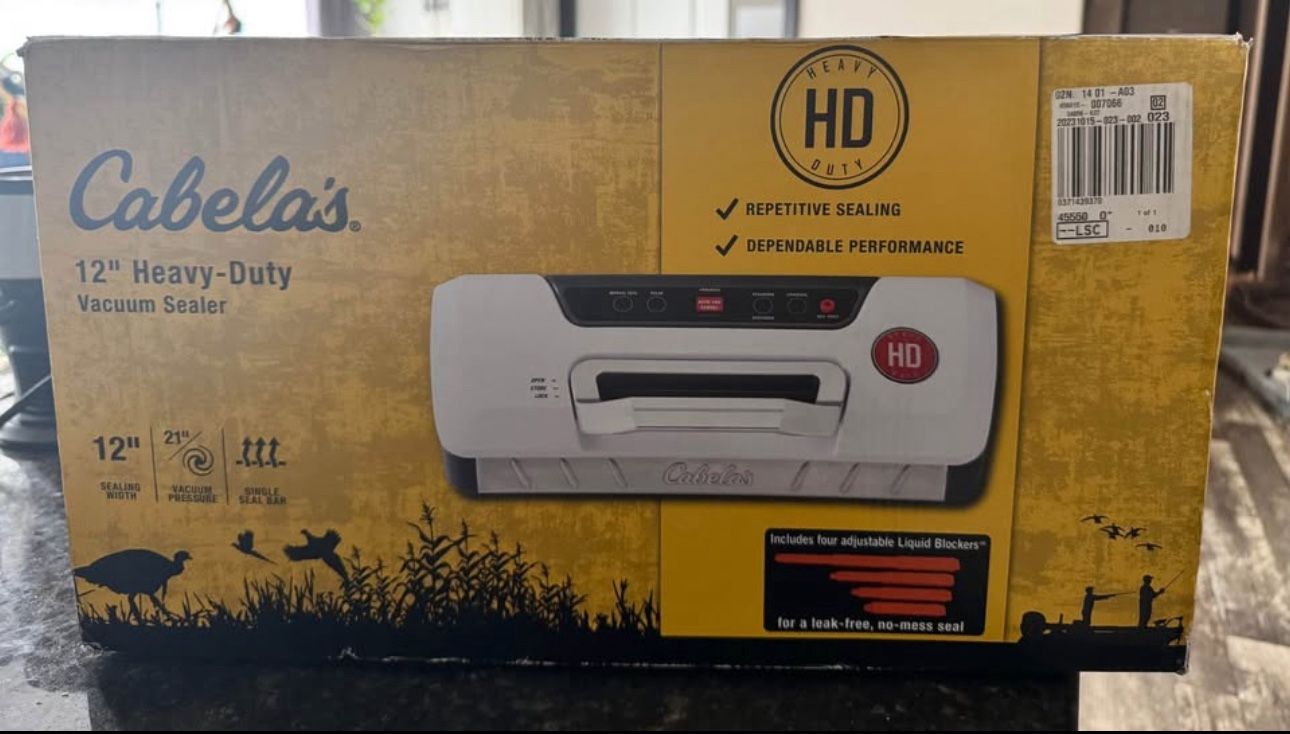 Vacuum Sealer 12”- Cabelas Brand