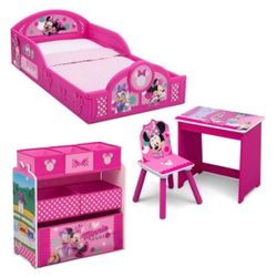 Minnie Mouse Bedroom Set 4-Pc - Delta Children 