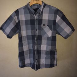 kids Boys Hurley Button Down Shirt Size L