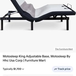 King size Adjustable Base Bed Frame 