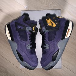 Jordan 4 Retro Lakers Size: 6y