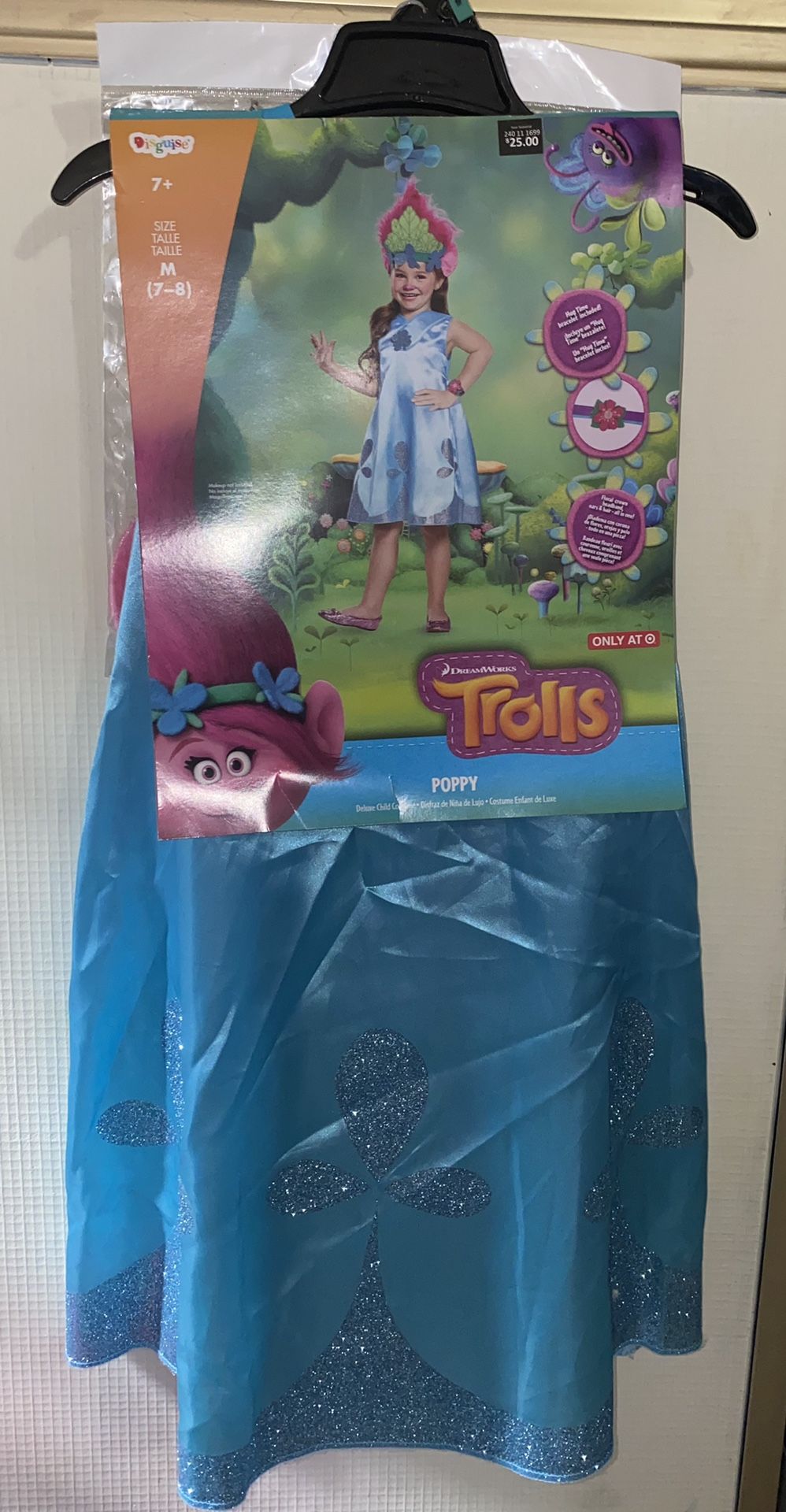Trolls Poppy Costume M(7-8)