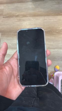 iPhone 16e in Clear Protective Case