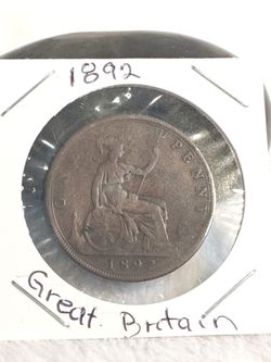 #493 Great Britain 1892 Coin