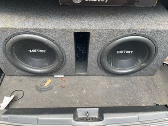 2 ZSTAT 12s Speakers w/ amp