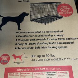 XL Dog Kennel - 2 Door - Collapsible 