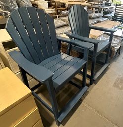 Adirondack Chair, Large Lawn Chair, Outdoor Chair with Durability and Weather Resistance, HDPE Patio Chair for Yard, Porch, Garden, Deck, Swimming Poo