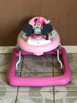 MINNIE MOUSE BABY ACTIVITY WALKER MUSIC LIGHTS AND SONGS WORKS!!!!