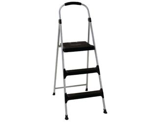 Cosco 11410PBL2 Signature Series Three Step Steel Step Stool with Plastic Steps