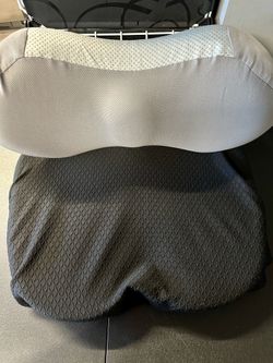 Office Chair Ergonomic Memory Foam Cushion with Cover and Lumbar Support Pillow