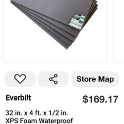 XPS Foam Waterproof Backer Board