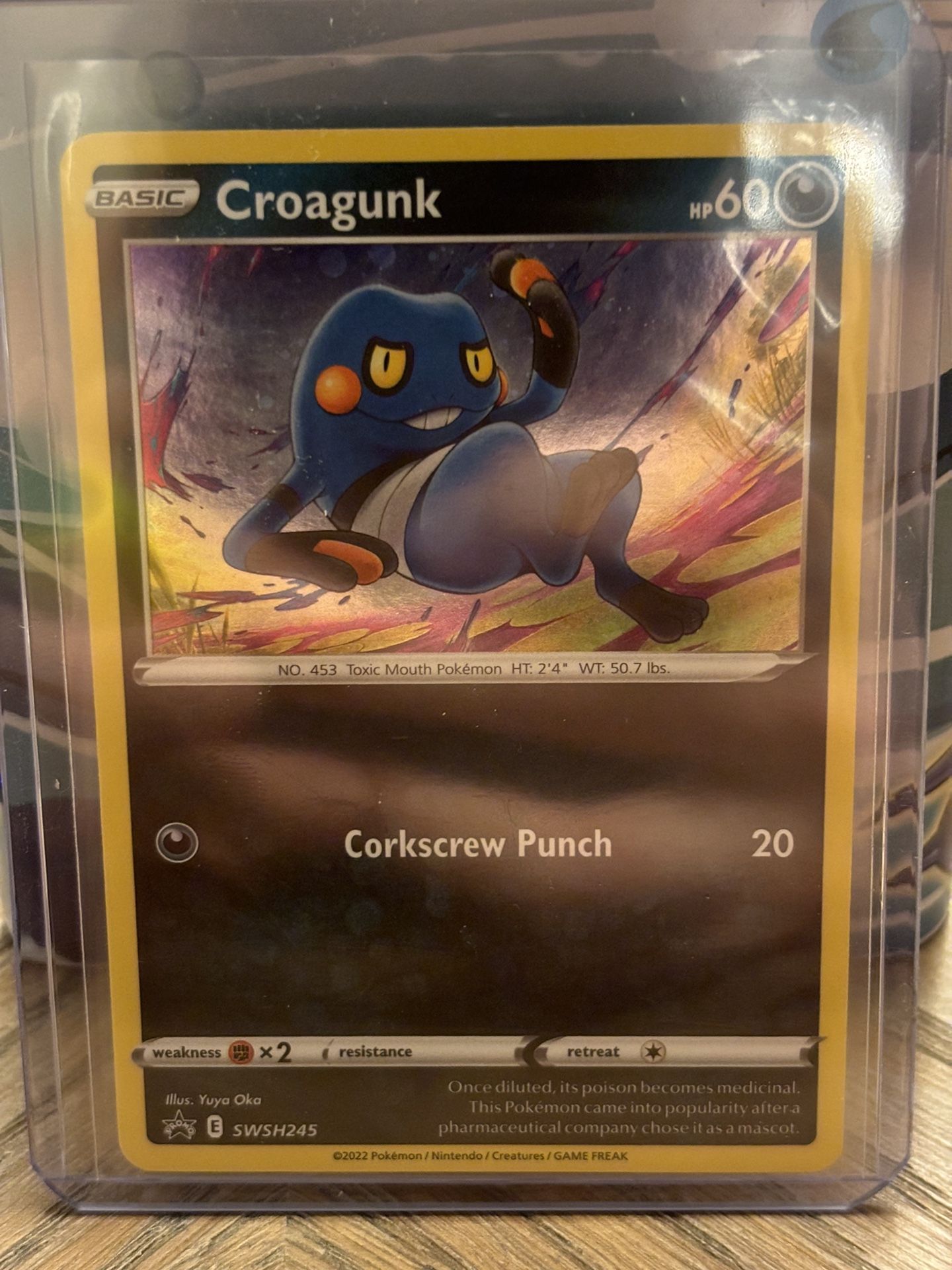 Croagunk SWSH245 - Black Star Promo - Pokemon Card TCG