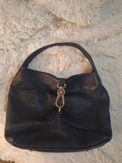 Dooney & Bourke Black Leather Hobo Bag