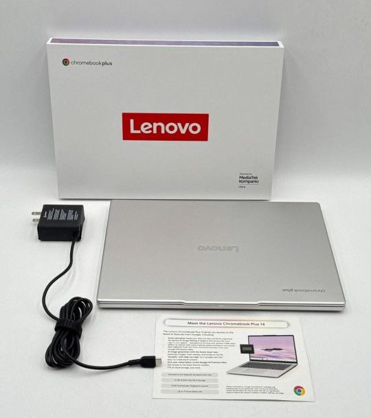 Lenovo Chromebook plus 14” Oled 2K touchscreen laptop kompanio ultra 16gb 256gb 