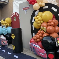 Cars Theme Balloon Decoration