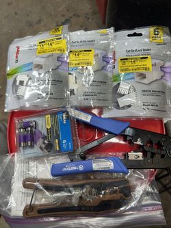 Ethernet Cat 5 Rj45 Multi Crimping Tools and Ends Package