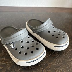 Toddler Kids Crocs Grey 8/9