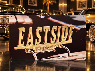 Eastside California Metal Wall Sign