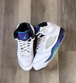 Jordan 5 grape size 9.5