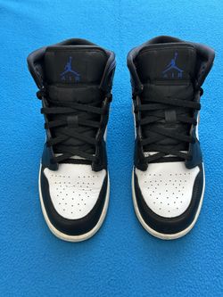 Nike Air Jordan 1 MD GS Racer Blue/Black / White 554725-140 Size 5.5 Y