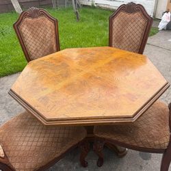 4 Seat Really Strong Wood Table